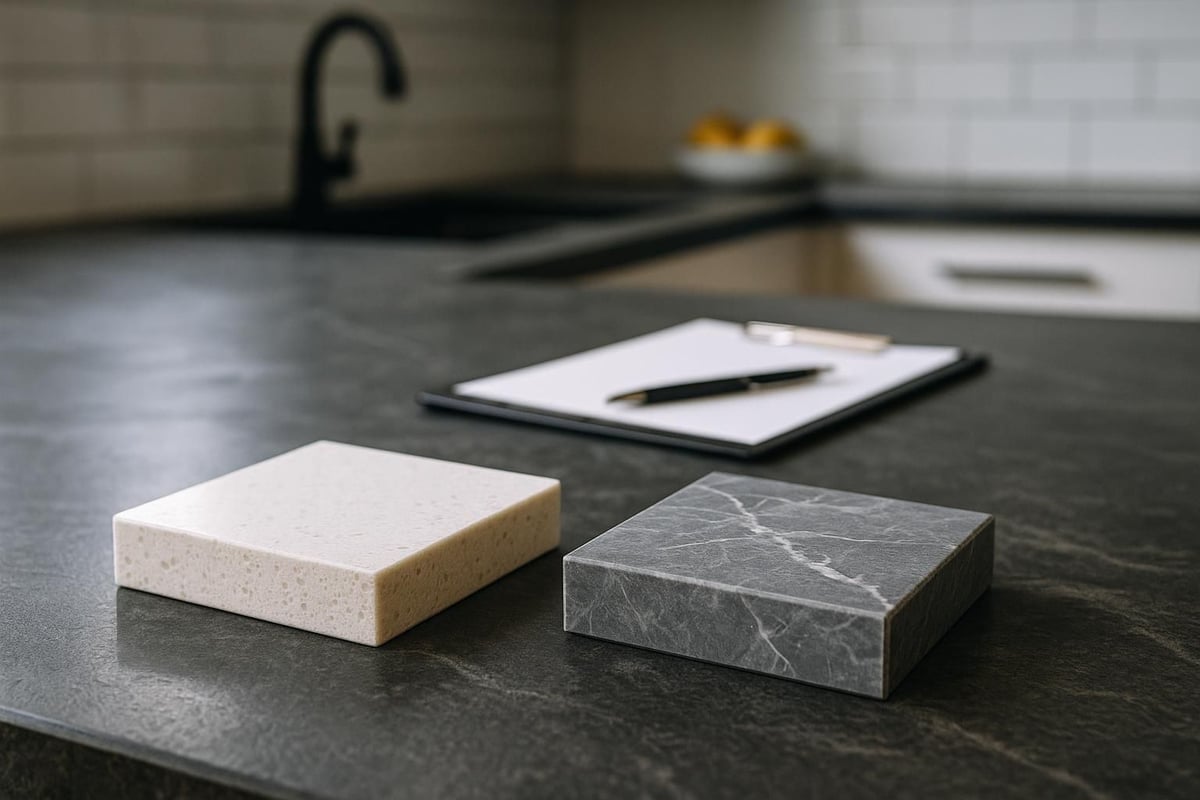 matériaux de plan de travail