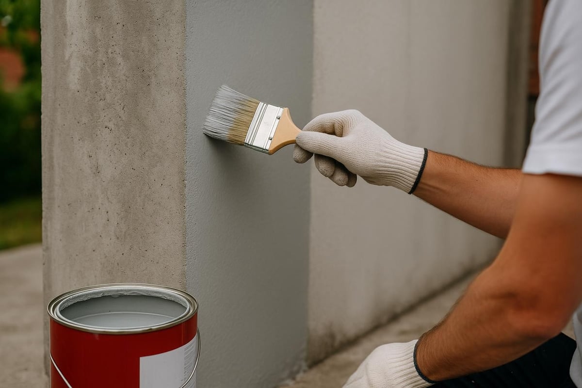 types de peinture béton
