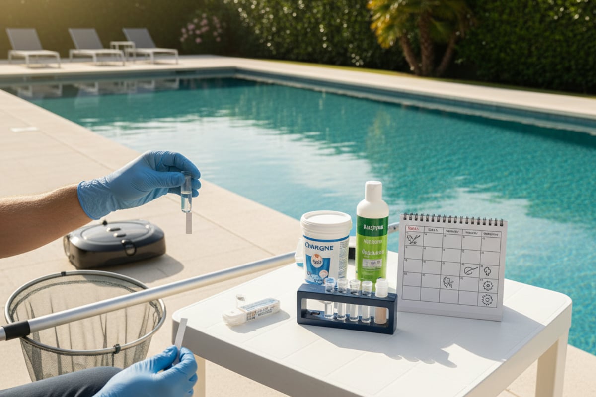 calendrier d'entretien de piscine