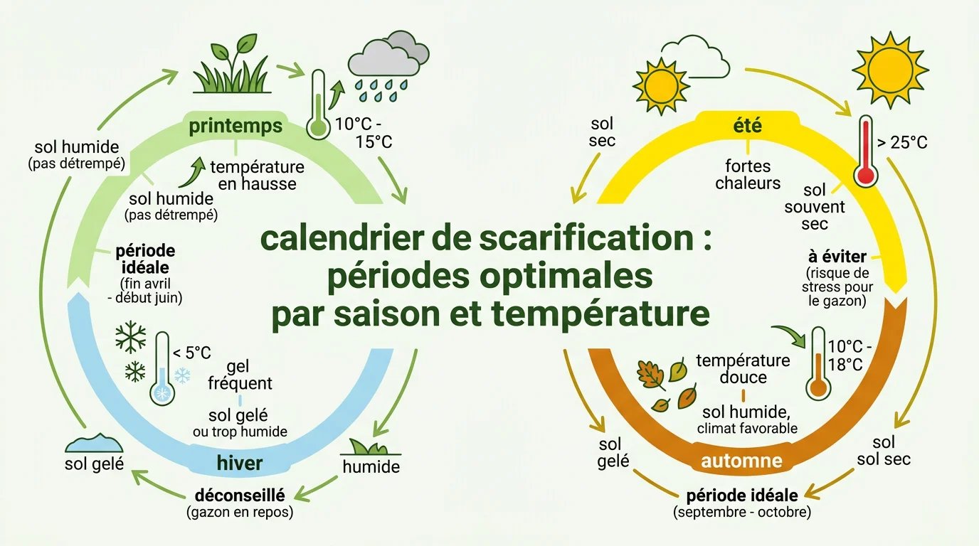 Calendrier de scarification : périodes optimales par saison et température