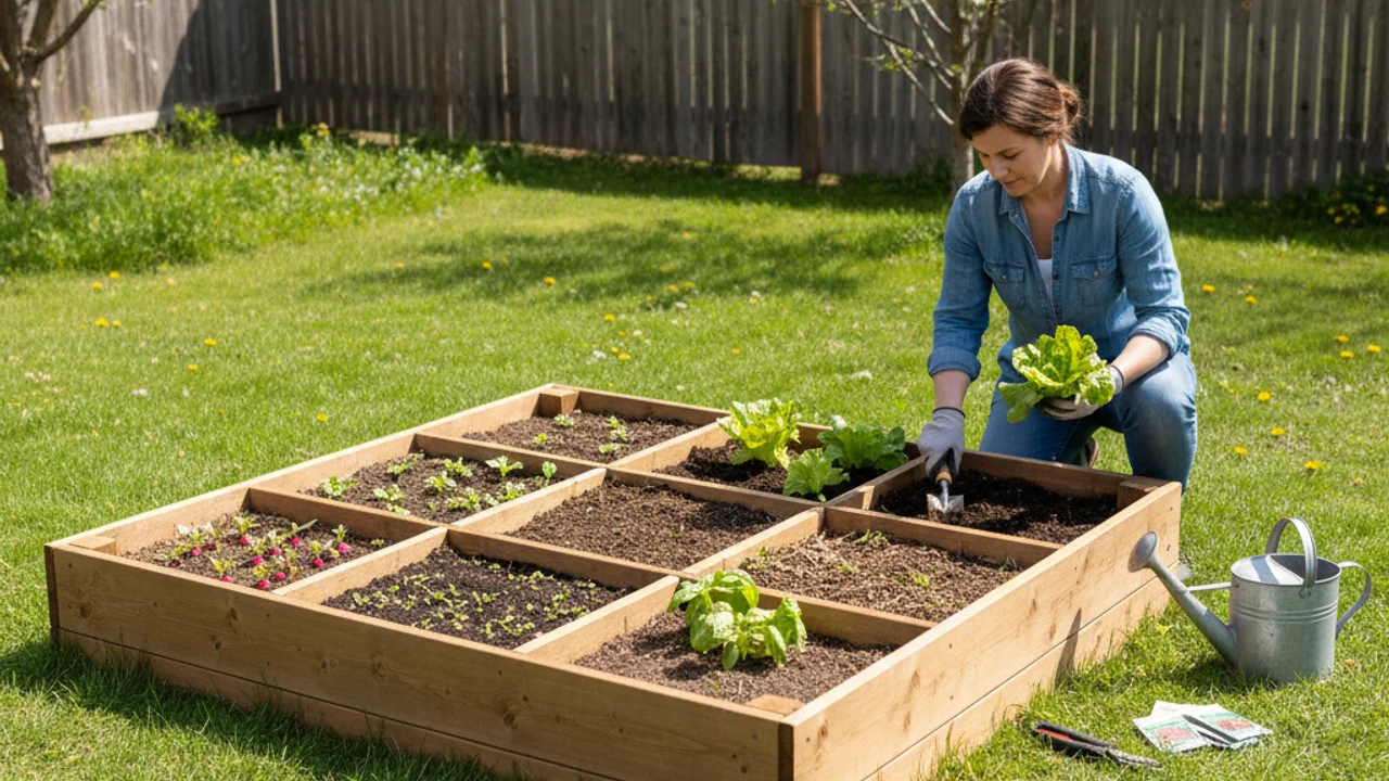 Image de couverture – Carré potager : construction, aménagement et cultures idéales carré potager