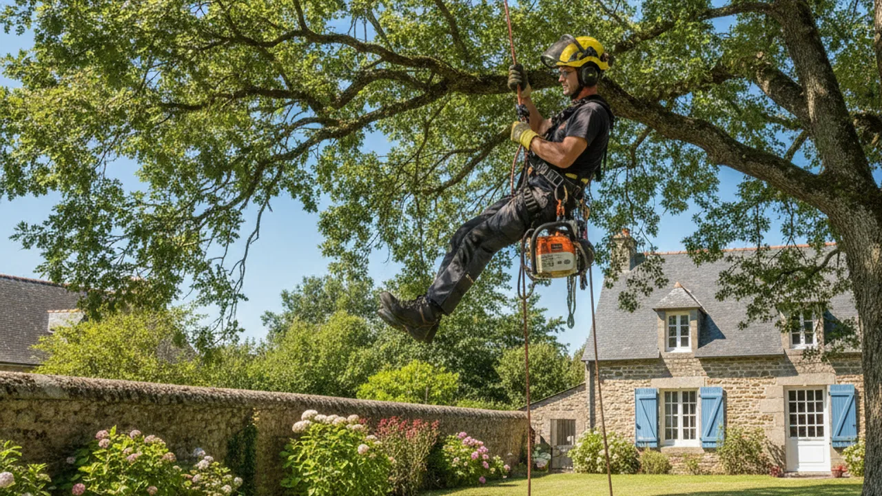Faire appel à un élagueur professionnel pour les grands arbres